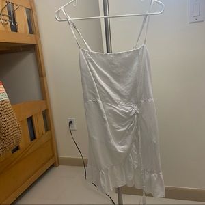 White mini dress